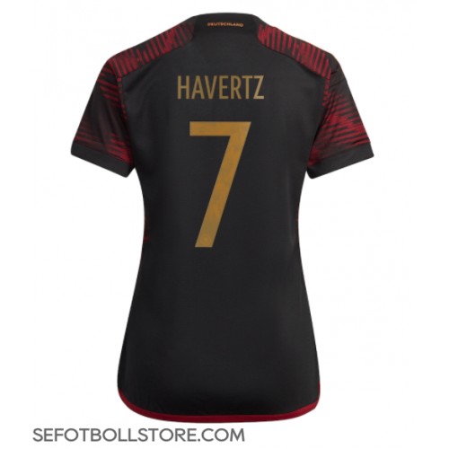 Tyskland Kai Havertz #7 Replika Bortatröja Dam VM 2022 Kortärmad